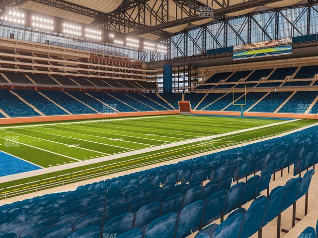 Seating view for Ford Field Section 122