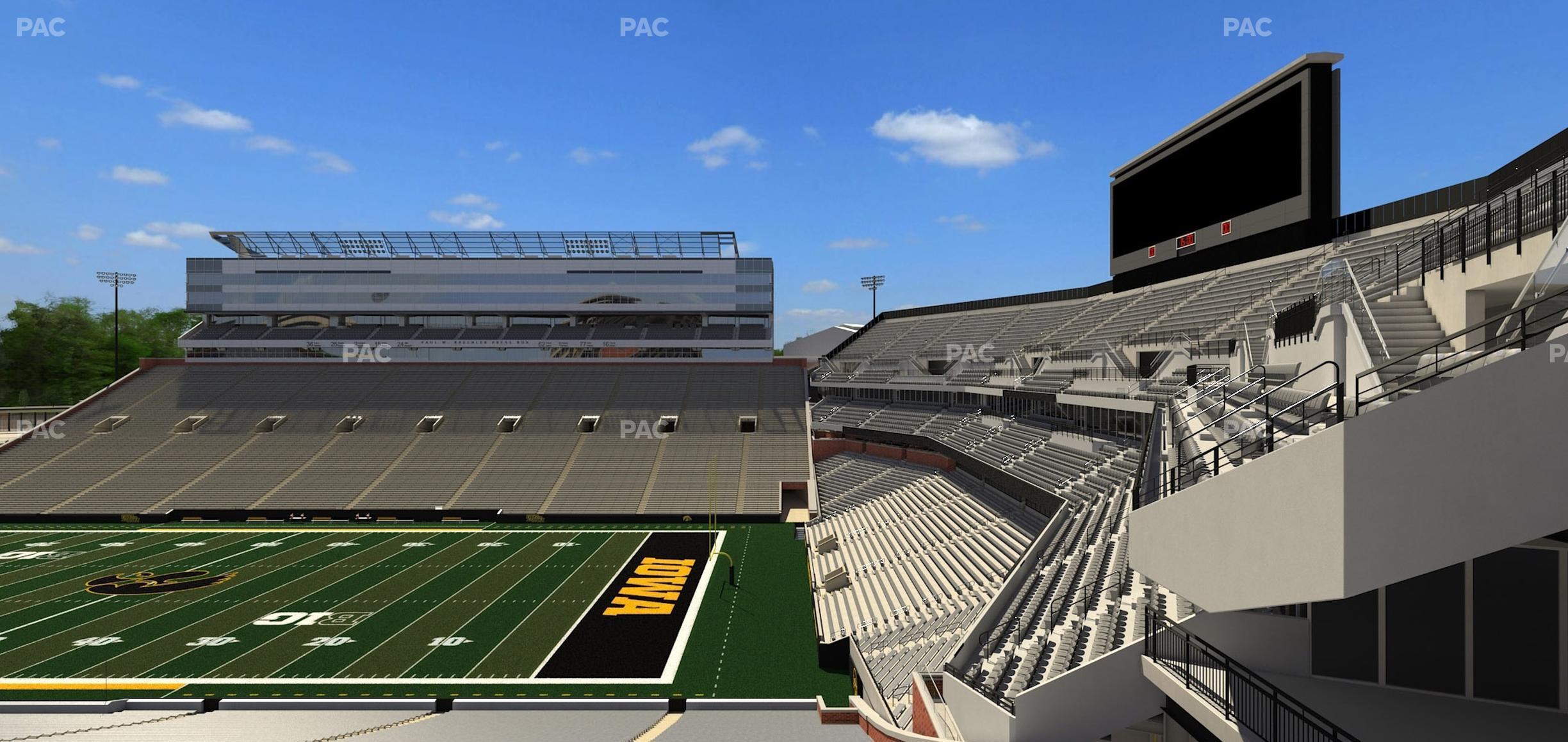 Seating view for Kinnick Stadium Section 101