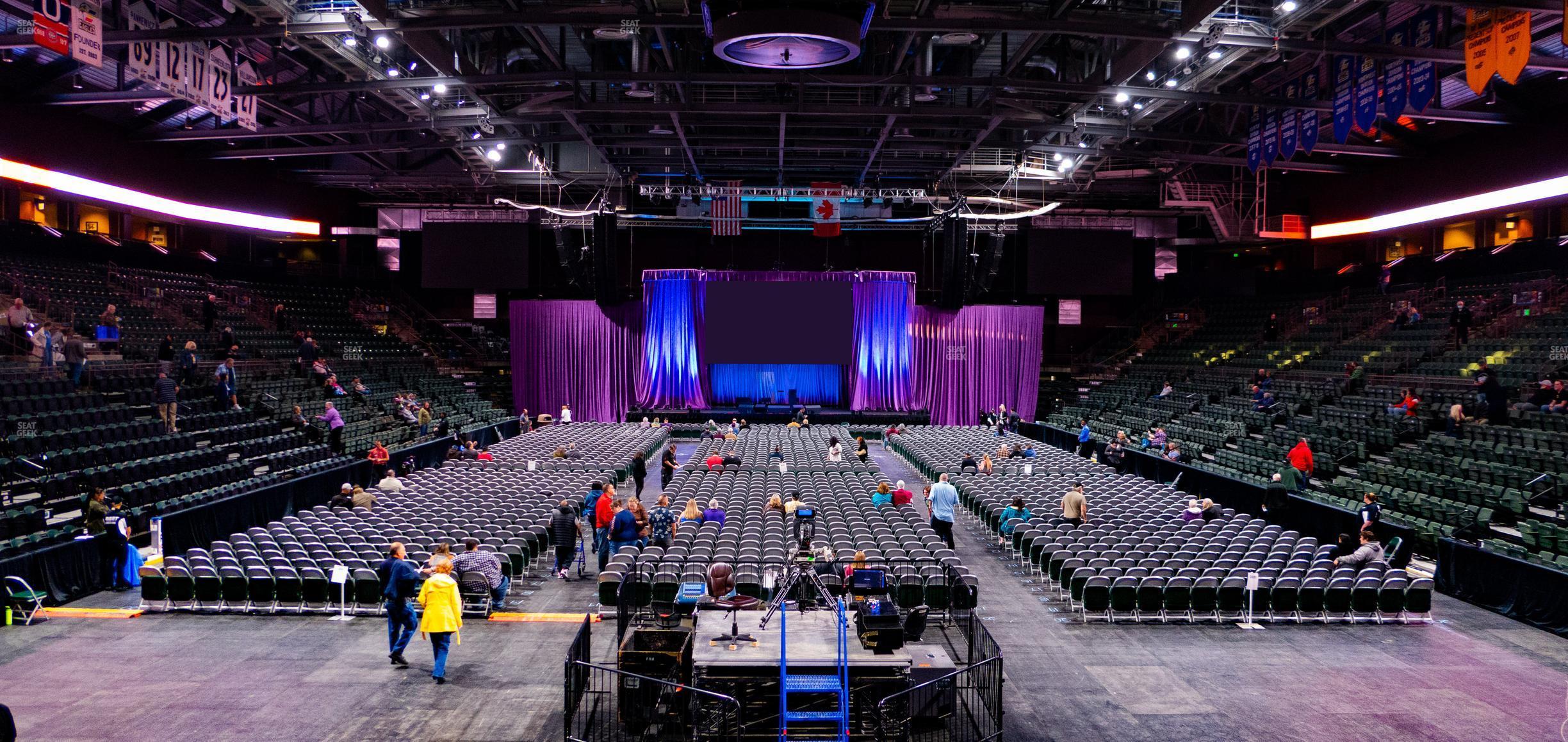 Seating view for Blue Arena at The Ranch Events Complex Section L