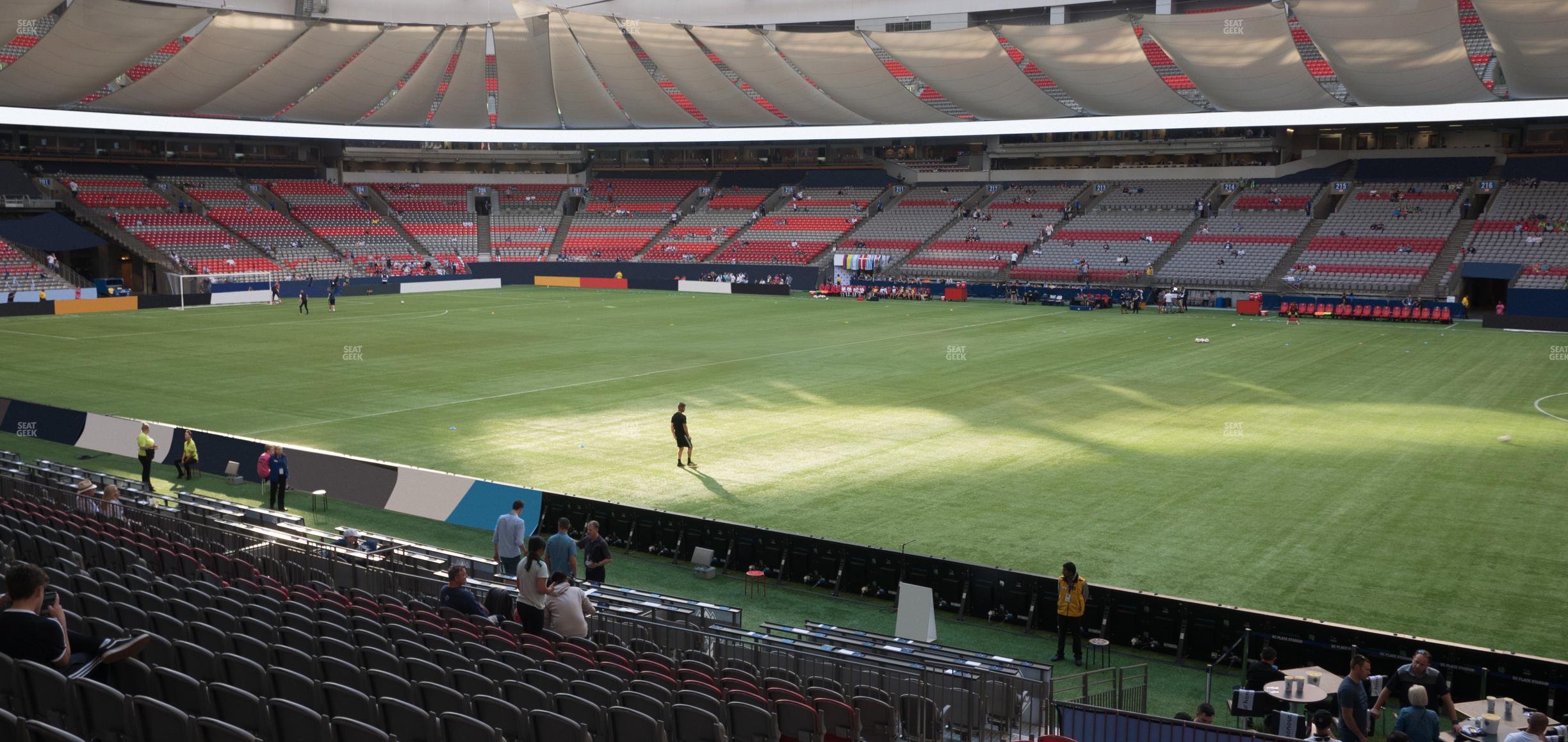 Seating view for BC Place Stadium Section 238