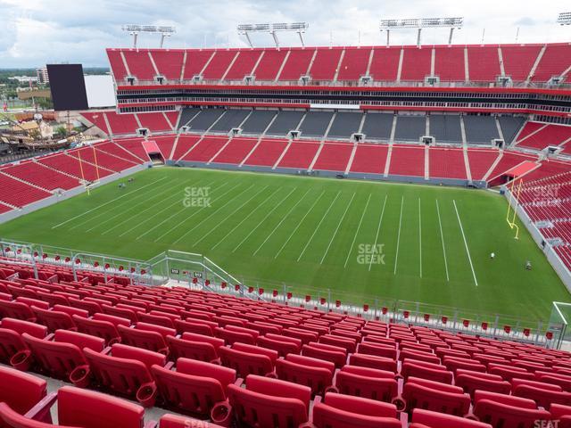 Seating view for Raymond James Stadium Section 313