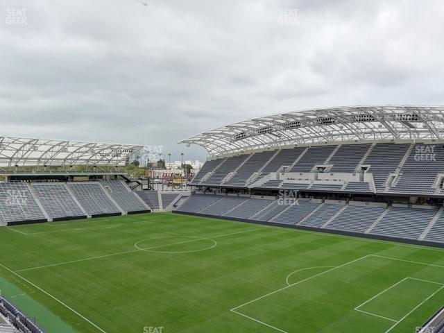 Seating view for BMO Stadium Section City View Loge 6