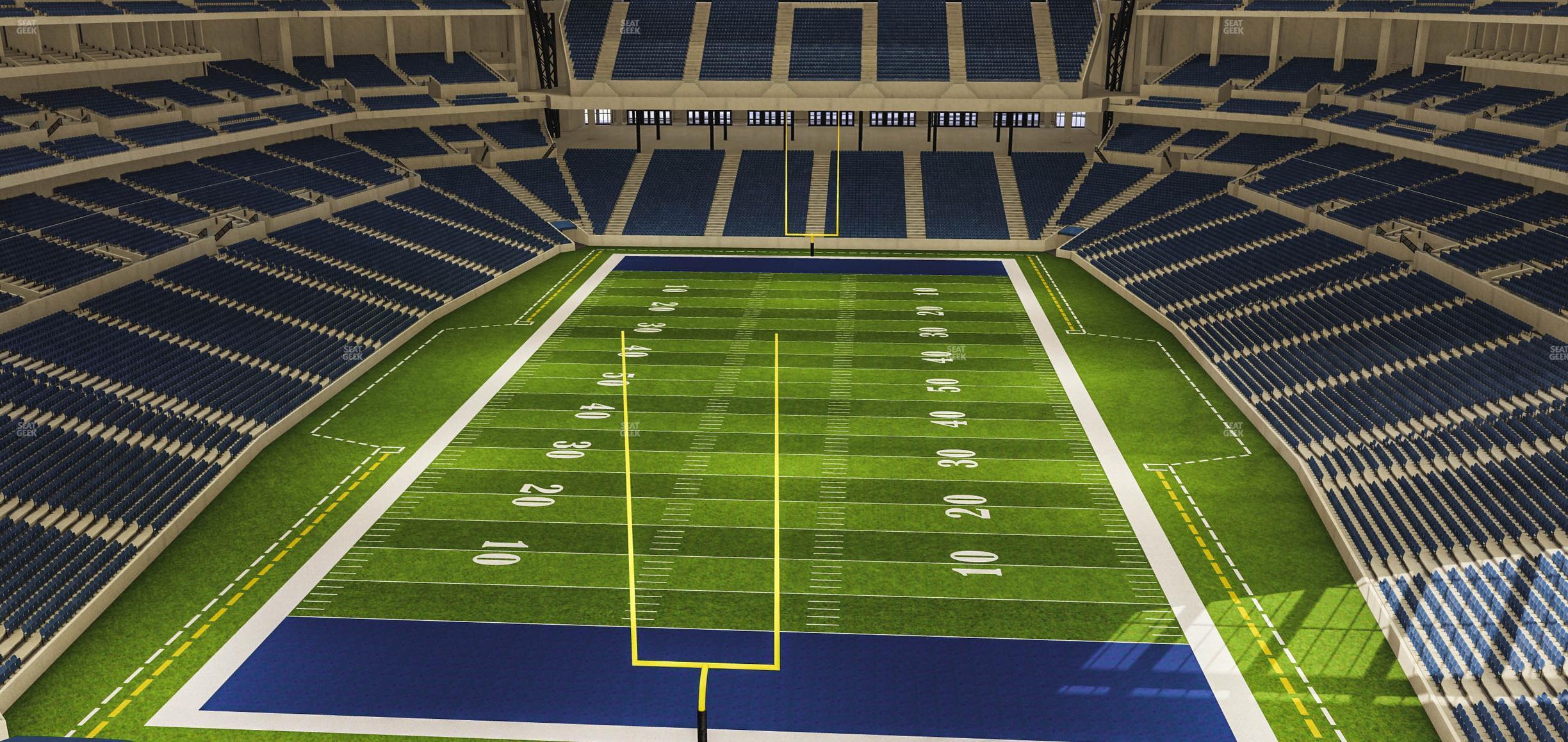 Seating view for Lucas Oil Stadium Section 526