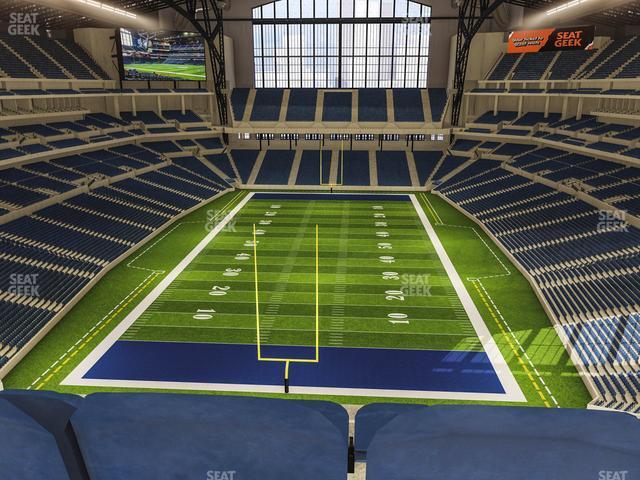 Seating view for Lucas Oil Stadium Section 526