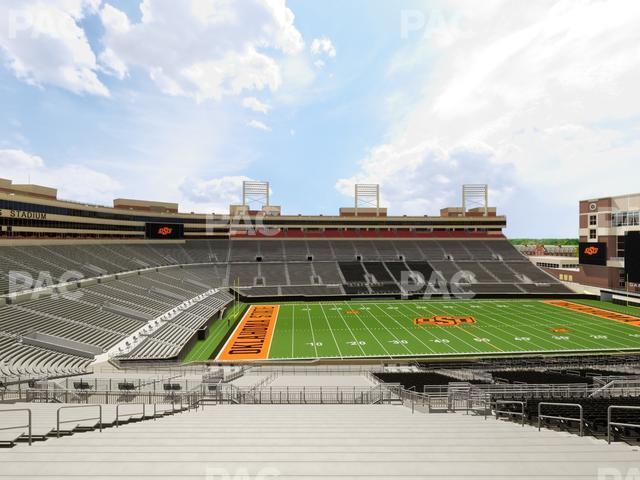 Seating view for Boone Pickens Stadium Section 210