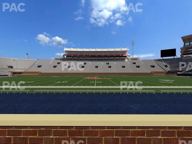 Seating view for Vaught Hemingway Stadium Section Chairback E