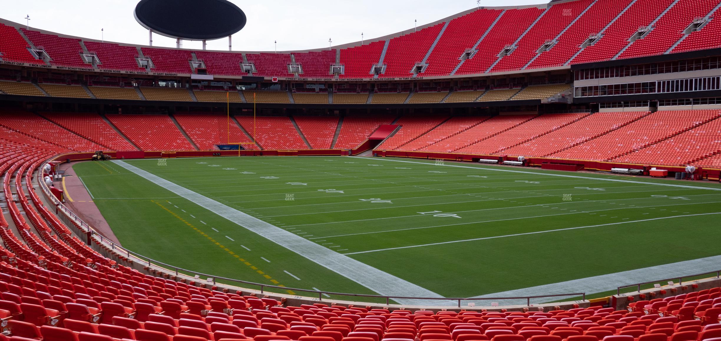 Seating view for GEHA Field at Arrowhead Stadium Section 131