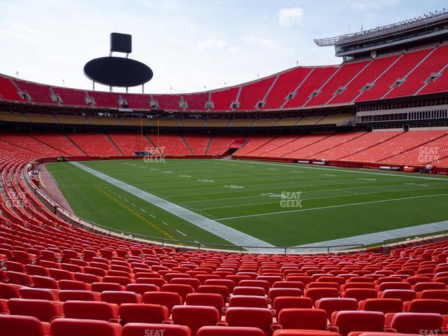 Seating view for GEHA Field at Arrowhead Stadium Section 131