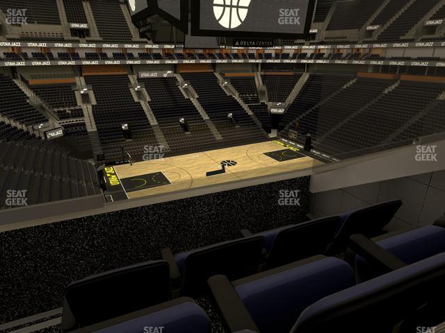 Seating view for Delta Center Section Suite 29