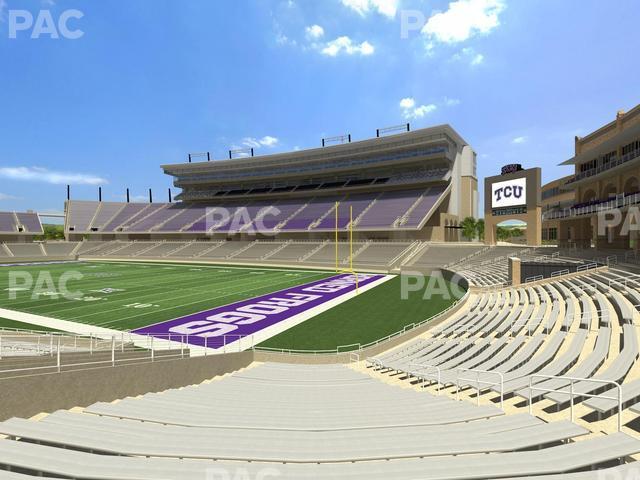 Seating view for Amon G. Carter Stadium Section 137