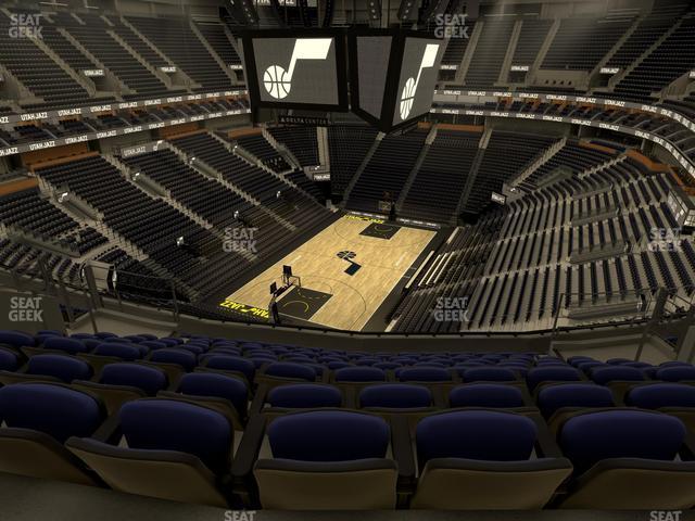 Seating view for Delta Center Section 119