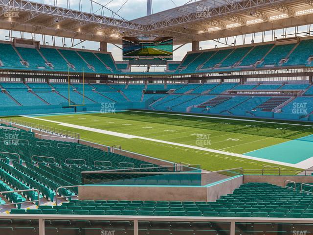 Seating view for Hard Rock Stadium Section 111 T