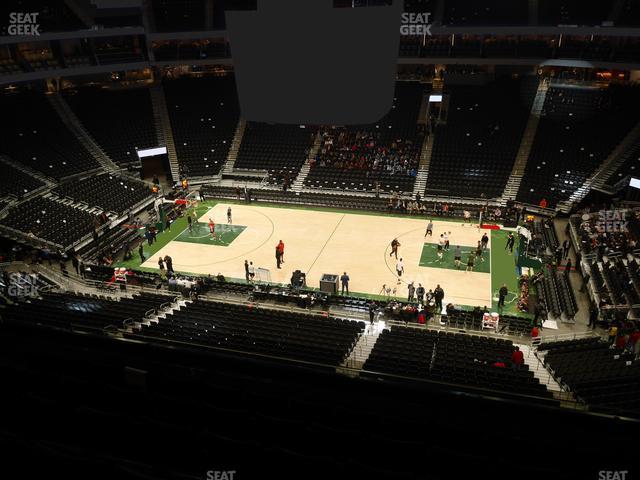 Seating view for Fiserv Forum Section 221