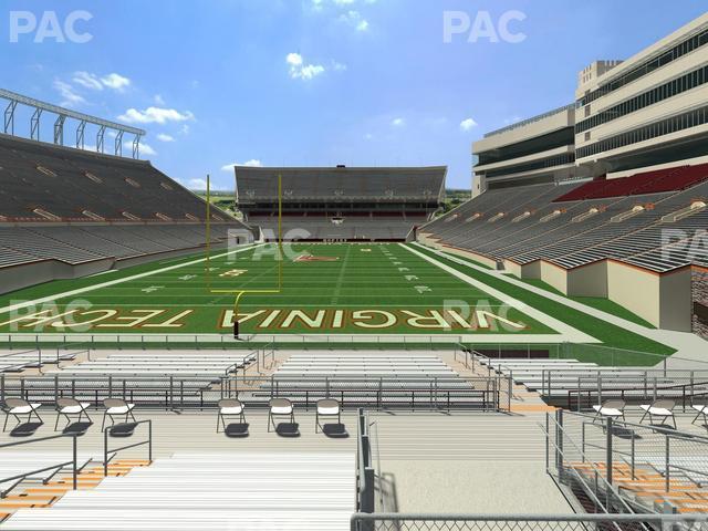 Seating view for Lane Stadium Section 120