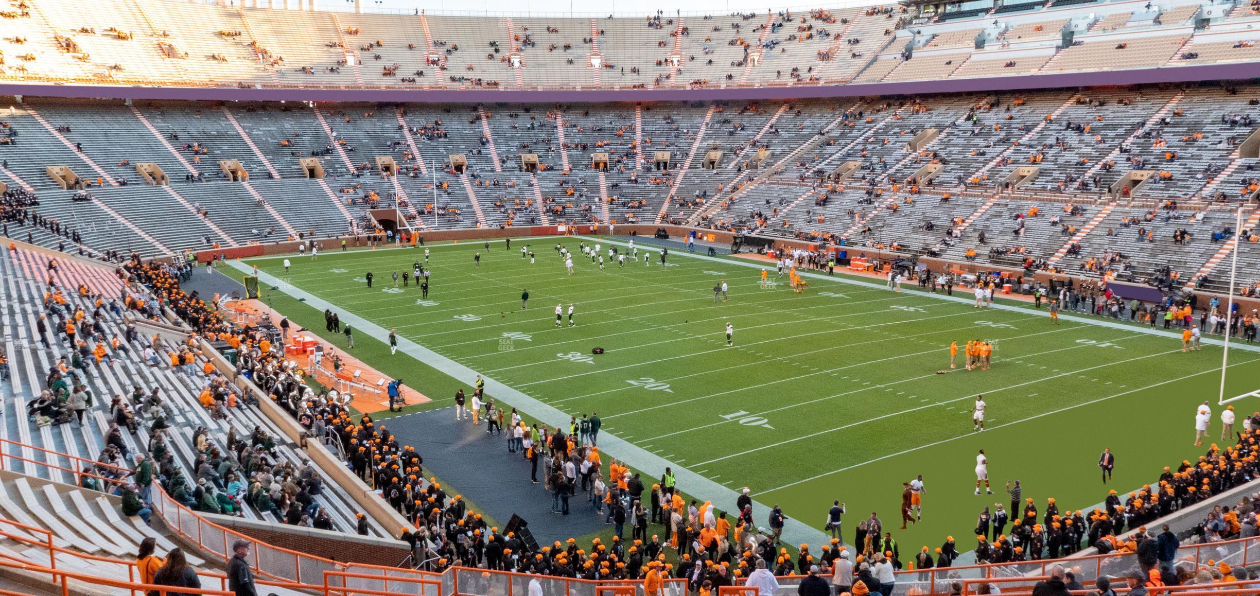 Seating view for Neyland Stadium Section Z 12