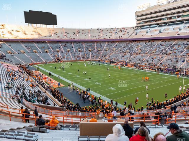 Seating view for Neyland Stadium Section Z 12