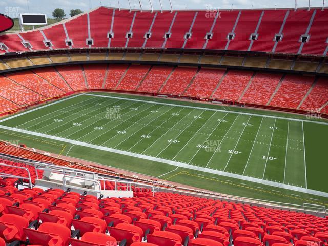 Seating view for GEHA Field at Arrowhead Stadium Section 321