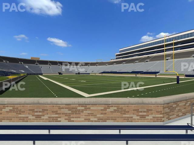 Seating view for Notre Dame Stadium Section 22