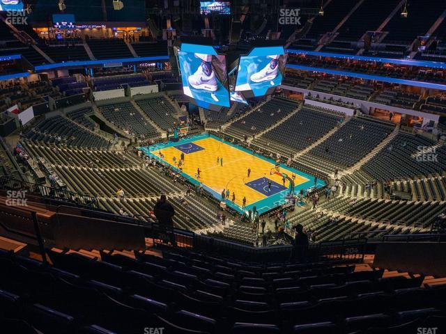 Seating view for Spectrum Center Section 204