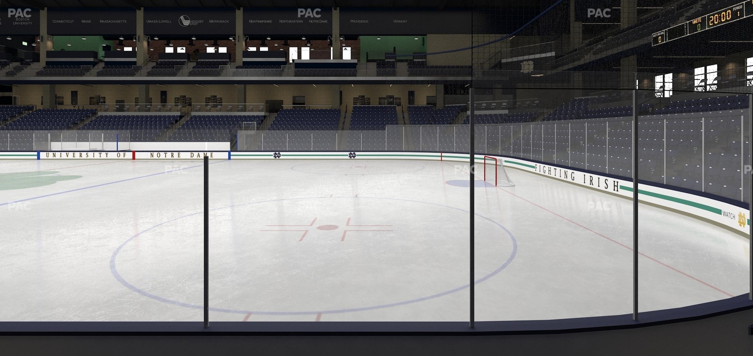 Seating view for Compton Family Ice Arena Section 12