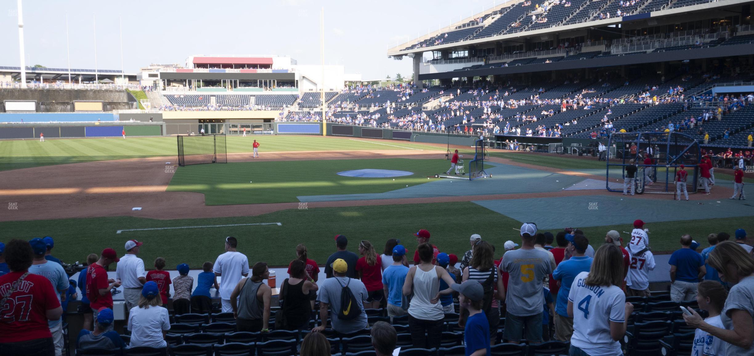 Seating view for Kauffman Stadium Section 120