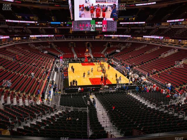 Seating view for United Center Section 210