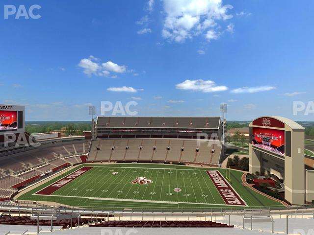 Seating view for Davis Wade Stadium Section 305