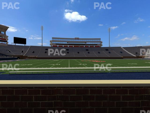 Seating view for Vaught Hemingway Stadium Section Chairback P