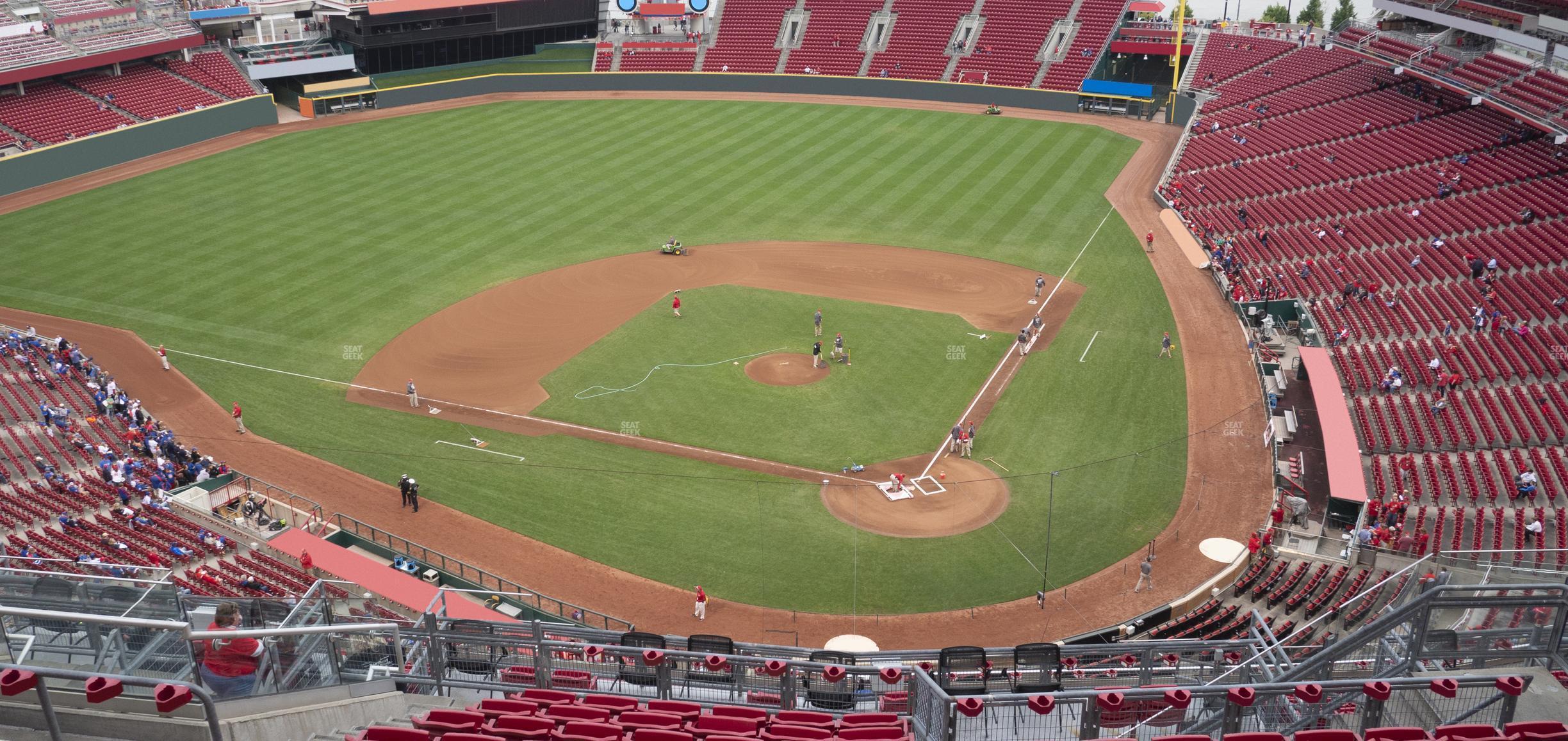 Seating view for Great American Ball Park Section 521