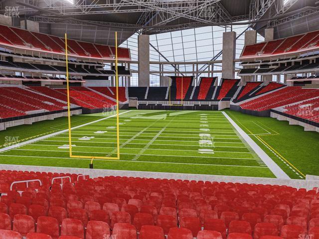 Seating view for Mercedes-Benz Stadium Section 118