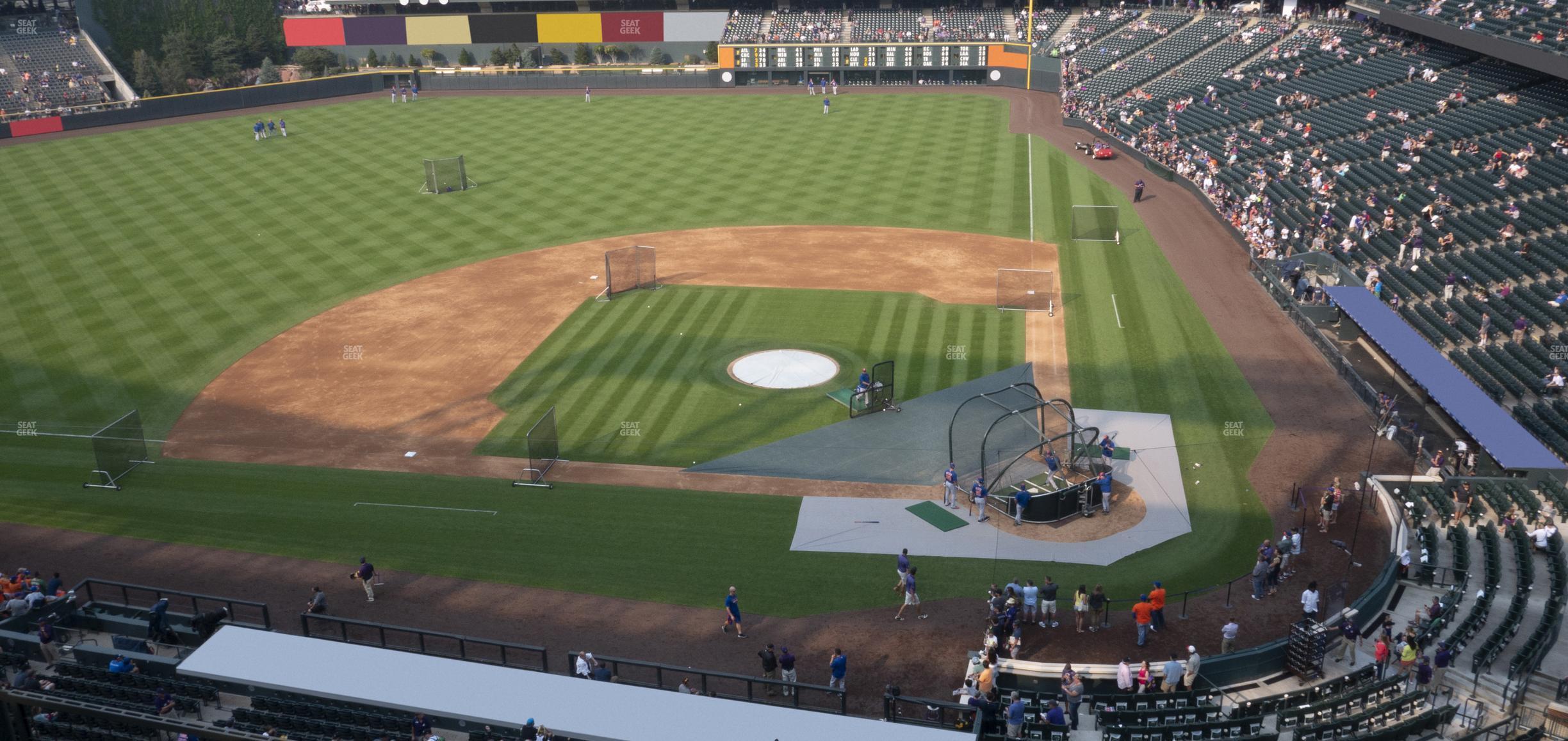 Seating view for Coors Field Section Lower 335