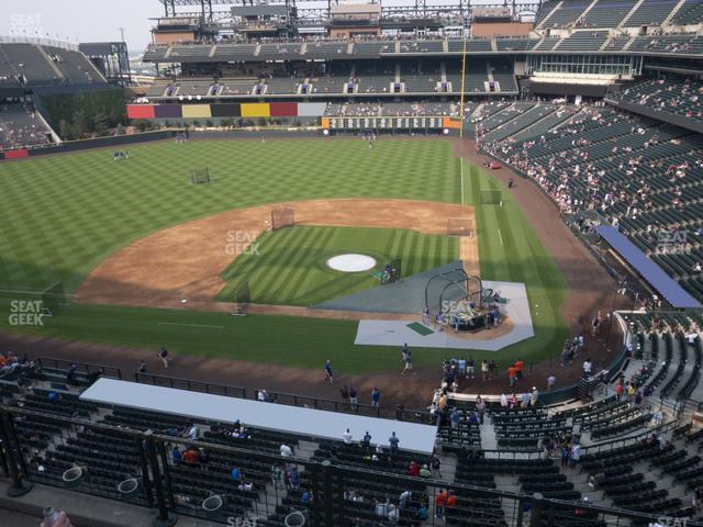 Seating view for Coors Field Section Lower 335