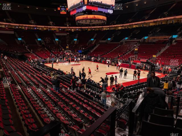 Seating view for Moda Center Section 109