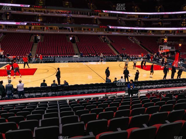 Seating view for United Center Section 112