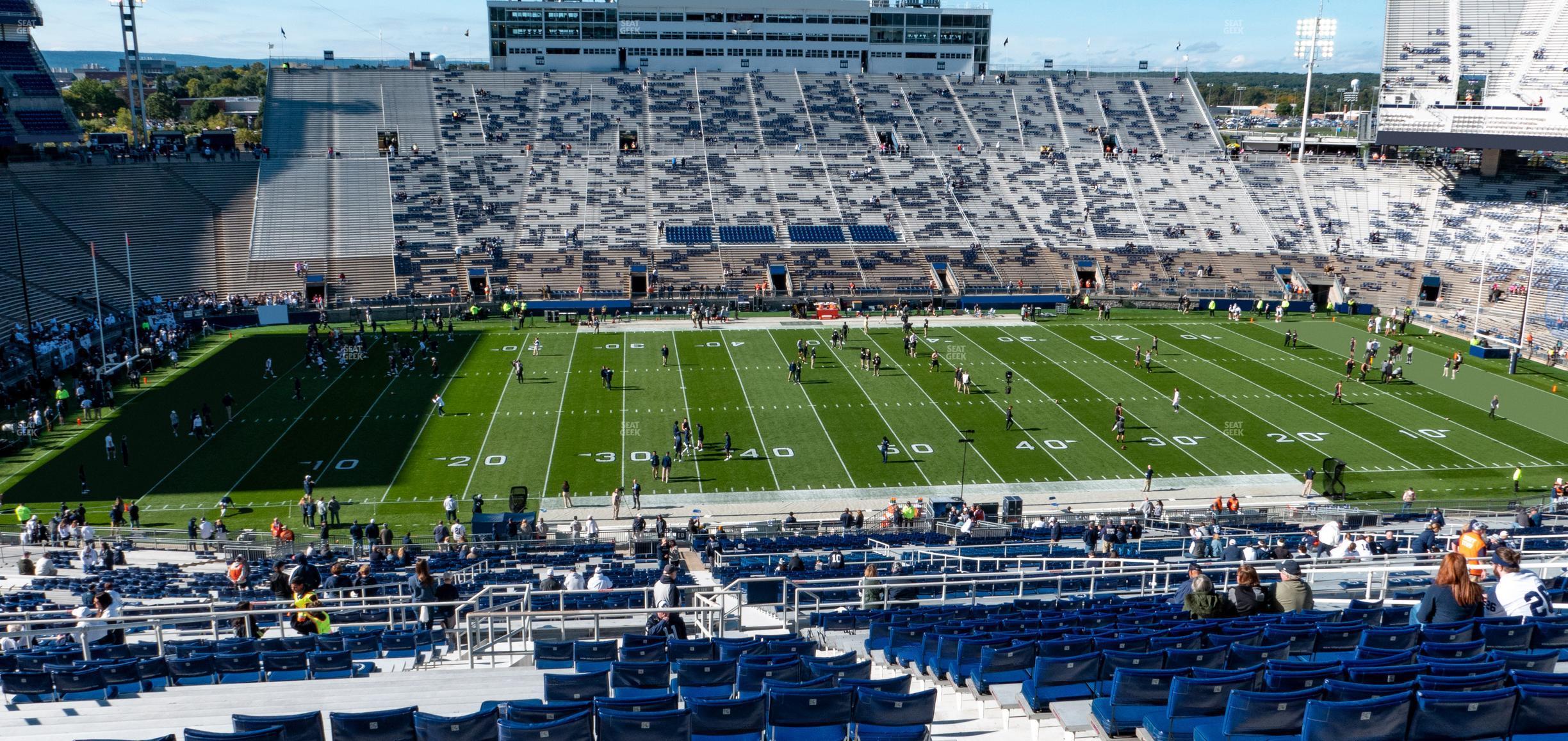 Seating view for Beaver Stadium Section East E Upper