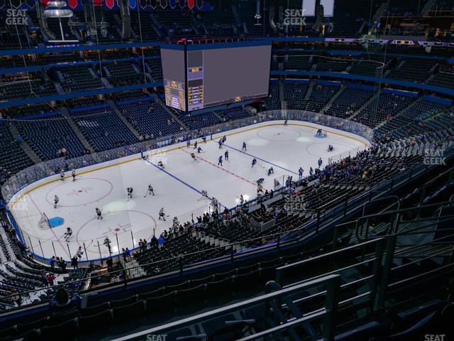 Seating view for Amalie Arena Section 304