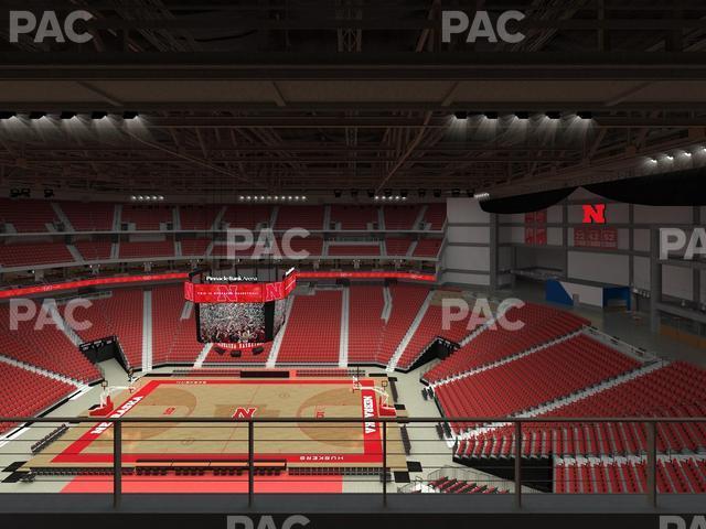 Seating view for Pinnacle Bank Arena Section 303