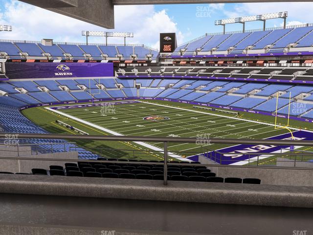 Seating view for M&T Bank Stadium Section Suite 341