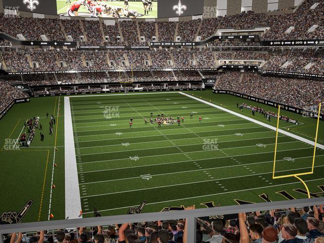 Seating view for Caesars Superdome Section Suite 349