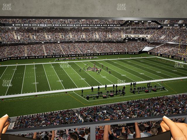 Seating view for Caesars Superdome Section Suite 371