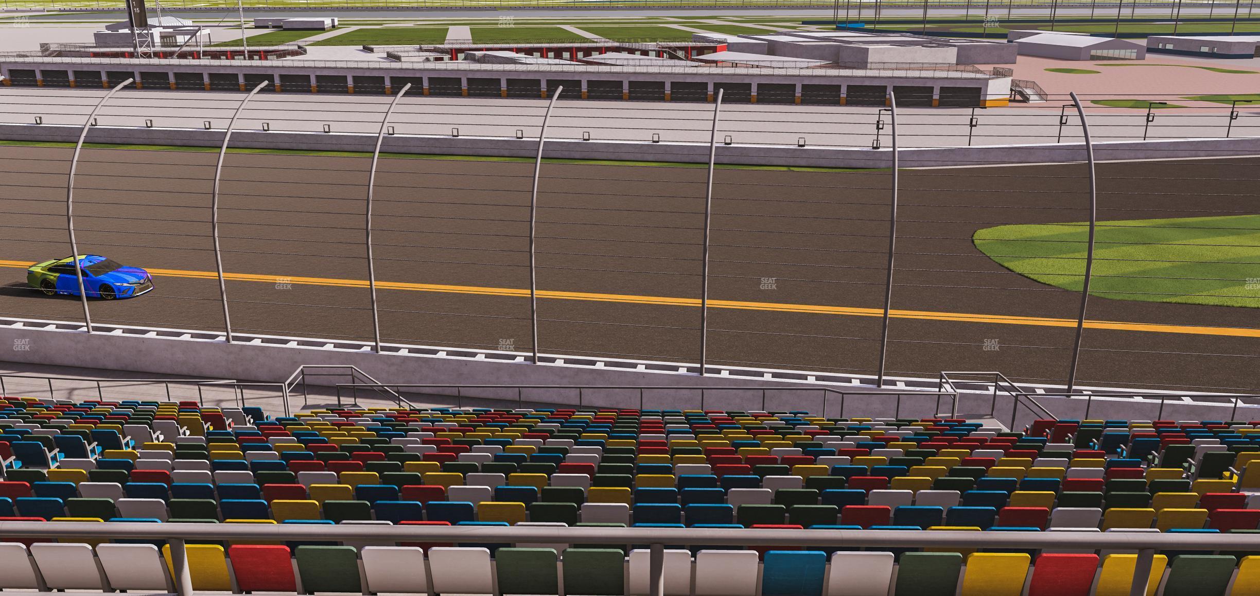 Seating view for Daytona International Speedway Section Back 131