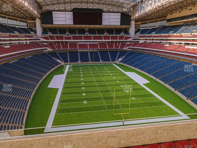 Seating view for NRG Stadium Section 522