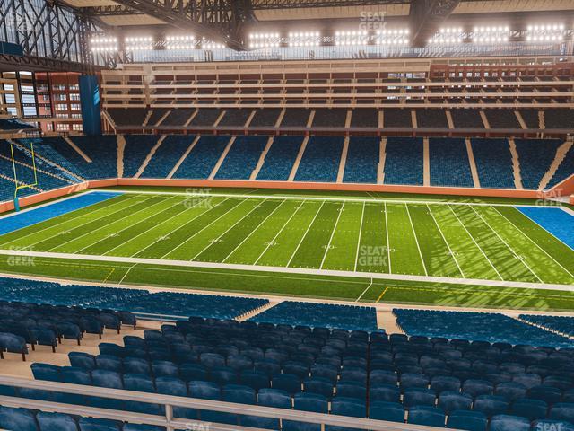 Seating view for Ford Field Section Club 332