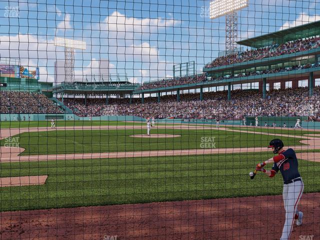 Seating view for Fenway Park Section Field Box Club 61