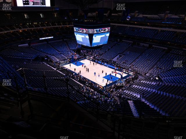 Seating view for American Airlines Center Section 305