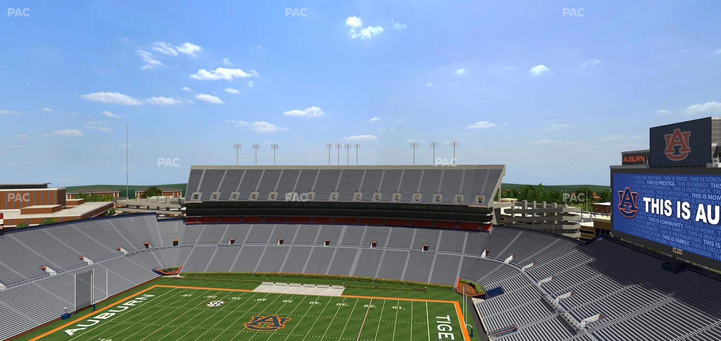 Seating view for Jordan-Hare Stadium Section 59