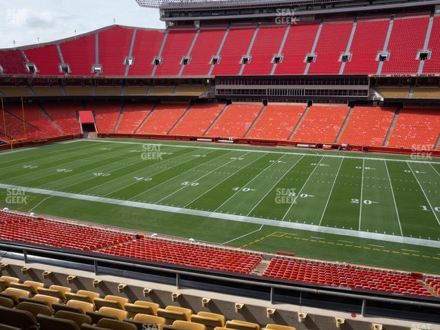 Seating view for GEHA Field at Arrowhead Stadium Section 245