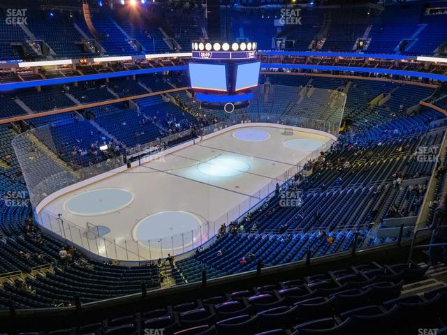 Seating view for KeyBank Center Section 324