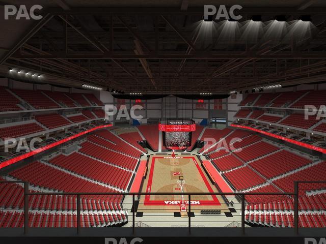 Seating view for Pinnacle Bank Arena Section 312