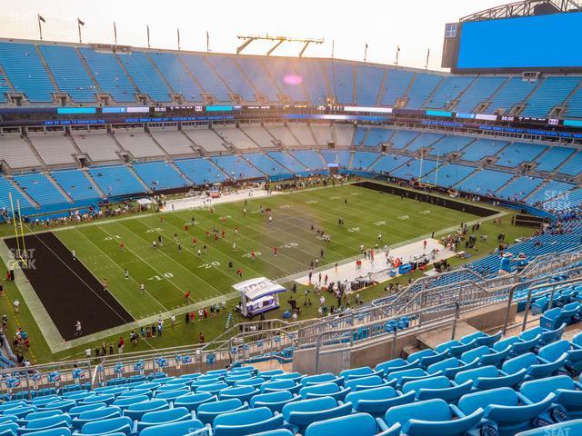 Seating view for Bank of America Stadium Section 520